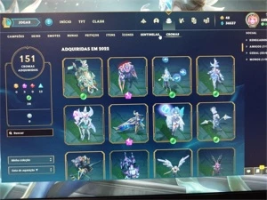 Conta league of legends com mais de 1.400 skins LOL