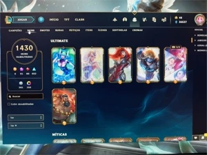Conta league of legends com mais de 1.400 skins LOL