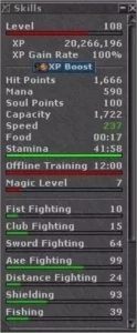 Ed 163 + Ek 108 + Ek 94 + Rp 60 Skill 103 - Tibia