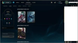 CONTA LOL / ELO PLATINA 2 / 53 CAMPEÕES / 11 SKINS - League of Legends