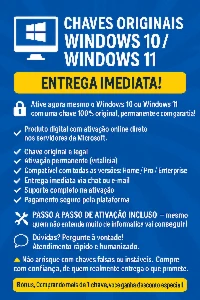✅Windows 10/11 Original – Permanente, Legal E 100% Confiável