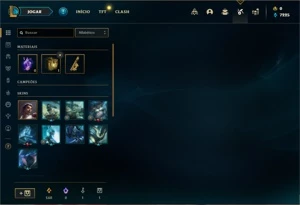 Conta Platina 4 com 27 Champs e 2 Skins + 9 Fragmentos - League of Legends LOL