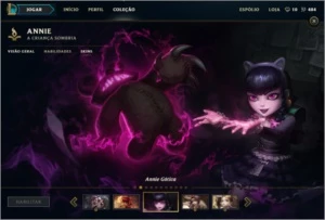 Conta Lol. 2 skins raras ( Kayle Juíza, Annie gótica) 40chmp - League of Legends