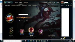 Conta de LoL, s7 OURO 3 - League of Legends