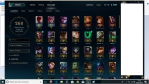 Conta de LoL, s7 OURO 3 - League of Legends