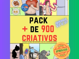 Pack De Criativos- Imagens Wikihow- Usado Pelos Grandes Mkt - Outros