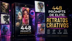 Pack com 448 Prompts Midjourney para Portraits Criativos