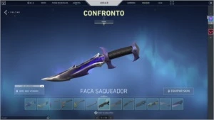 CONTA VALORANT  QUESE R$2K INVESTIDOS EM SKINS - PLATINA 02