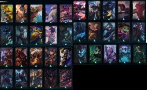 Todos os Champions | Gold 3 | Rammus Rei (+120 skins) - League of Legends LOL
