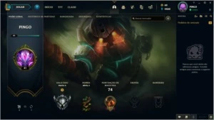 Conta de LoL PRATA II com skin mítica - League of Legends