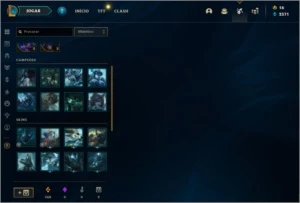 CONTA LEAGUE OF LEGENDS COM SKINS RARAS LOL