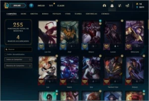 CONTA LEAGUE OF LEGENDS COM SKINS RARAS LOL