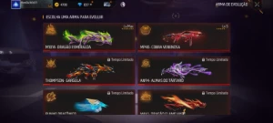 Conta Free Fire Gemada Com Angelical, Armas Full, 800 Dimas