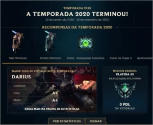 CONTA LEAGUE OF LEGENDS PLAT 3 LOL