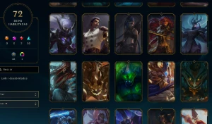 CONTA LOL - LVL 109 - 135 Champions - 72 Skins - FULL ACESSO - League of Legends