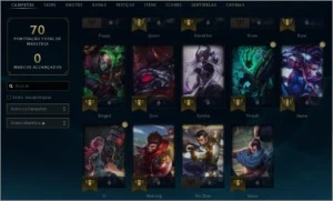 Conta lol level 41,  gold 4 59% WR mmr bom - League of Legends