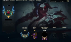 Conta Soloq Desafiante +2100 Pdl - League of Legends LOL