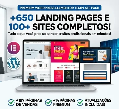 Super Pack +10.000 Sites Editáveis No Elementor - Sites, Lojas e Sistemas Prontos Sites e Scripts