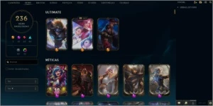 CONTA LEAGUE OF LEGENDS SESON 3 VARIAS SKINS LOL