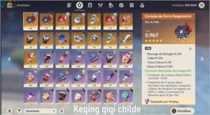 AR 42 Keqing + Childe + Qiqi - Genshin Impact