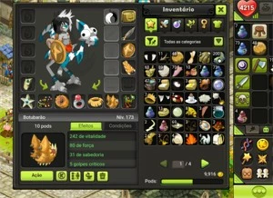 SACRIER 189 SCROLLADO COM SET COMPLETO - BRUTAS - Dofus
