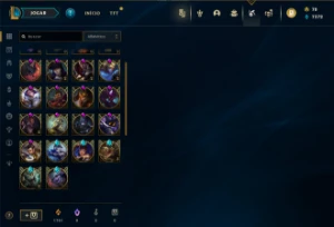Conta de LOL nível 314 com diversas skins. - League of Legends