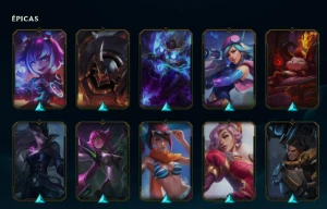 Conta de LOL nível 314 com diversas skins. - League of Legends