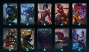 Conta de LOL nível 314 com diversas skins. - League of Legends