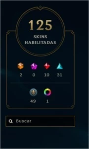 CONTA DIAMANTE / 125 SKINS /FALTA 2 CHAMPS / HONRA 4 - League of Legends LOL