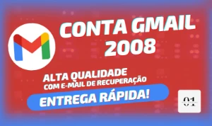 Conta Gmail Antiga 2008 (Alta Qualidade) Com Recuperação