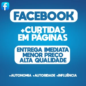 ⭐ Melhor Preço ⭐ Curtidas Em Página 👍 - Facebook - Redes Sociais