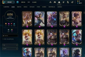 conta LOL Diamante TFT 606 skins e muita coisa legal !! - League of Legends