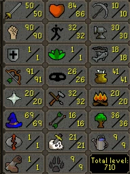Vendendo pure com várias quests e lvls, tenho +70 vendas - Runescape RS