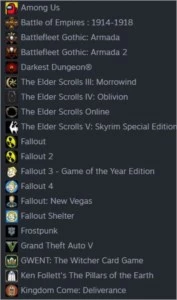 Conta Steam completa