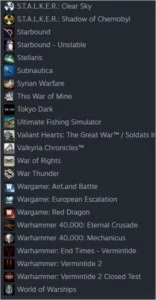 Conta Steam completa