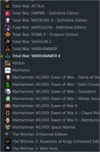 Conta Steam completa
