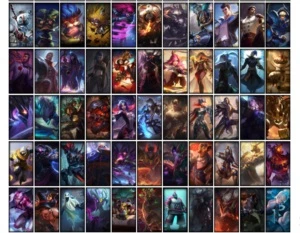 Conta Unranked com 191 Skins e 149 Champs - League of Legends LOL