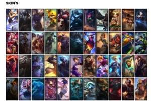 Conta Unranked com 191 Skins e 149 Champs - League of Legends LOL