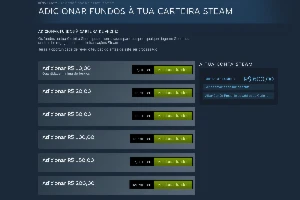 Conta steam com 600 reais em saldo