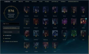 Conta LoL Platina 1 50wins mmr de diamond barata - League of Legends