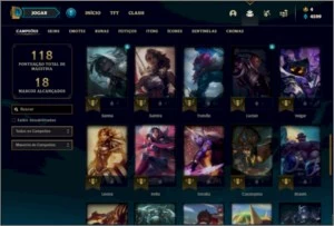 Conta platina 2 com 28 skins e 48 champs - League of Legends LOL