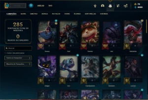 Conta ouro 4 com 65 Champs e 25 Skins - League of Legends LOL
