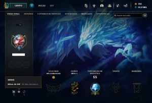 Conta nivel 30 Upada a mão + bonus de xp - League of Legends LOL