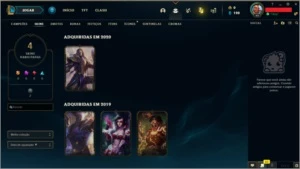 Conta LoL Nv 40 28 Champs 4 SKins - Unranked - League of Legends