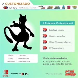 Pokémon Customizado 6IVs Shiny - Outros