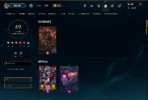 Prata 1 com 105 Champs e 49 Skins ( TOP / JG / ADC ) - League of Legends LOL