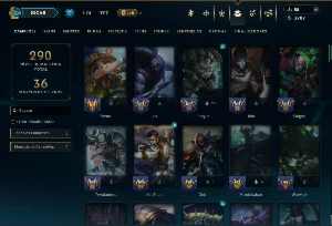 Prata 1 com 105 Champs e 49 Skins ( TOP / JG / ADC ) - League of Legends LOL