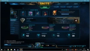 Conta de Smite com tier 5 ullr e outras limitadas - Outros