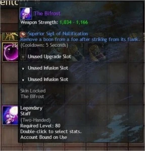 Guild Wars 2 - Arma lendária The Bifrost - Outros