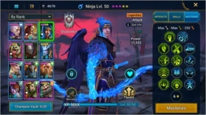 Conta Raid Shadow Legends level 42 Kael 60 full masteries - Outros